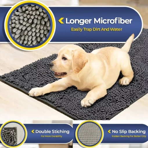 Ultra-Absorbent Washable Dog Mat