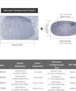 Ultra Soft Plush Dog Bed