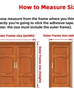 Reinforced Cat-Proof Fiberglass Door Screen with Easy-Install Zipper and Velcro