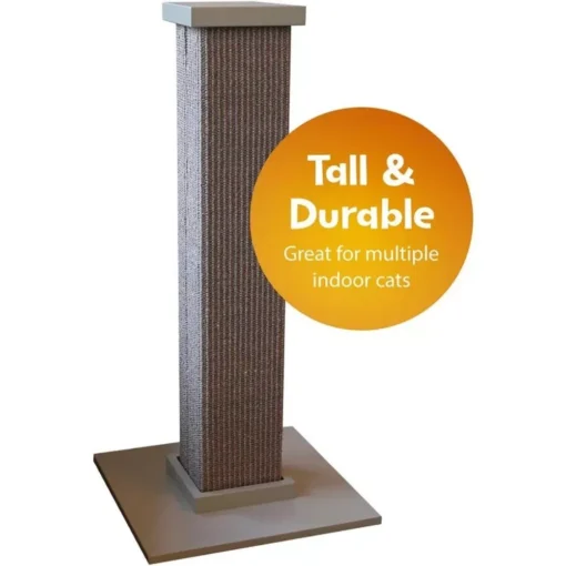 Large 32″ Gray Sisal Fiber Cat Scratching Post