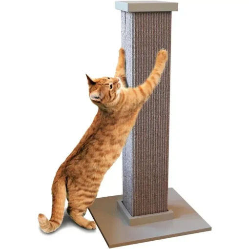 Large 32″ Gray Sisal Fiber Cat Scratching Post