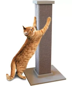 Large 32″ Gray Sisal Fiber Cat Scratching Post