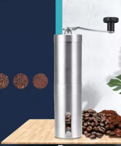 Compact Stainless Steel Manual Coffee Grinder