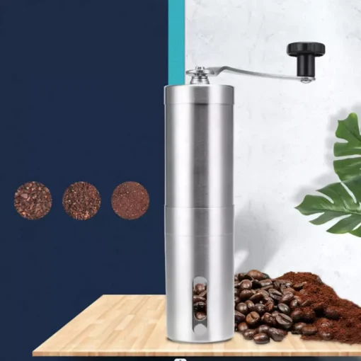 Compact Stainless Steel Manual Coffee Grinder
