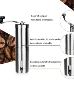 Compact Stainless Steel Manual Coffee Grinder