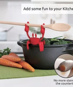 Silicone Crab Spoon Rest