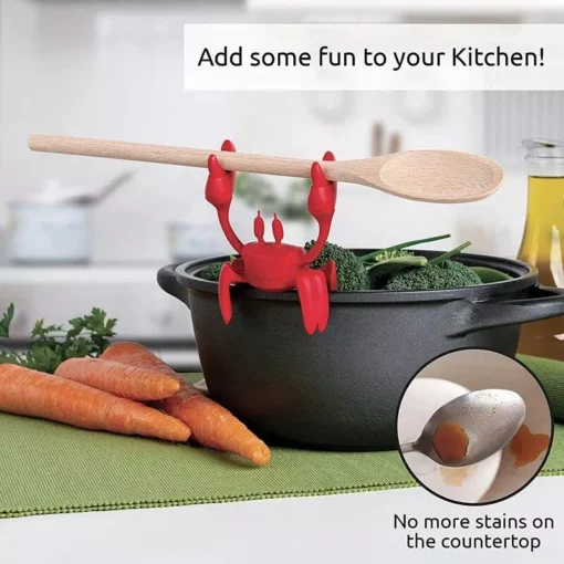 Silicone Crab Spoon Rest