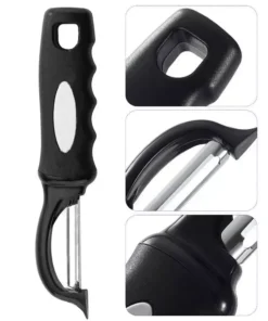 Black Stainless Steel Vegetable Peeler