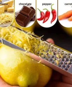 Versatile Stainless Steel Zester & Cheese Grater