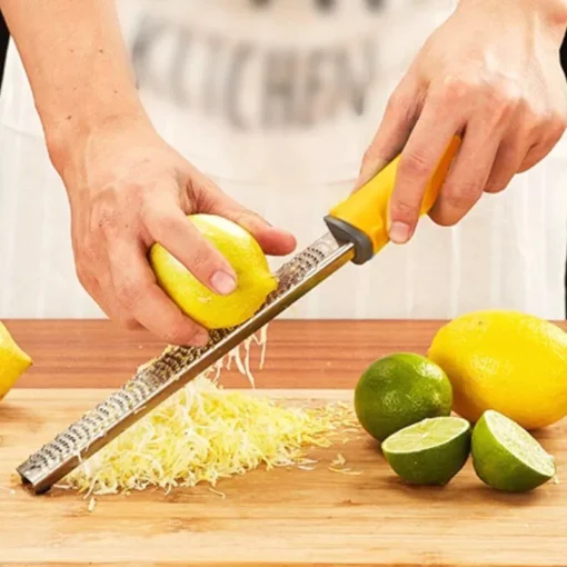 Versatile Stainless Steel Zester & Cheese Grater