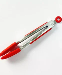Kitchen Tongs Silicone Non-slip Stainless Steel Cooking Clip