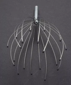 20-Claw Silver Scalp Massager