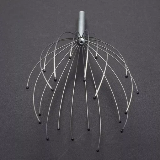 20-Claw Silver Scalp Massager