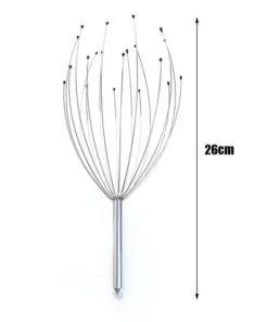 20-Claw Silver Scalp Massager