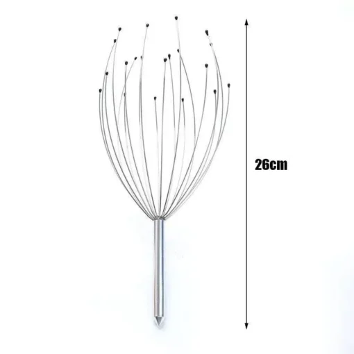 20-Claw Silver Scalp Massager