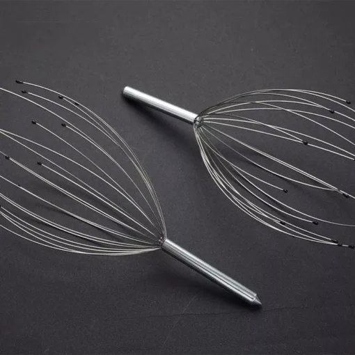 20-Claw Silver Scalp Massager