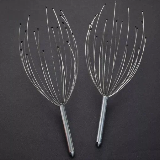 20-Claw Silver Scalp Massager