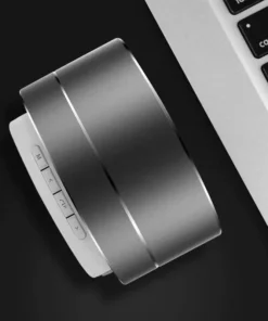 Compact Wireless Bass Speaker with Bluetooth, USB, and FM Radio Compatibility