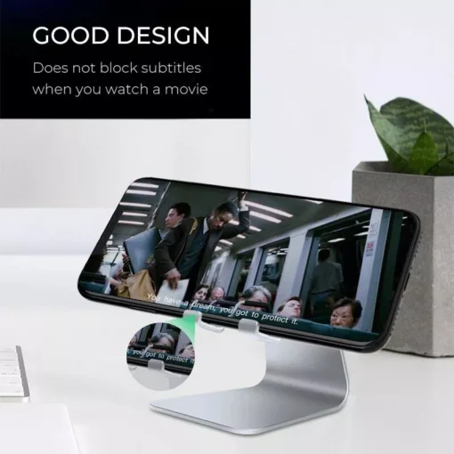 Universal Metal Desk Phone and Tablet Stand