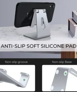 Universal Metal Desk Phone and Tablet Stand