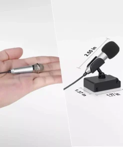 Compact 3.5mm Stereo Mini Microphone