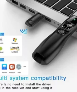 Effortless Presentation Wireless Clicker for PowerPoint and Automated Controls