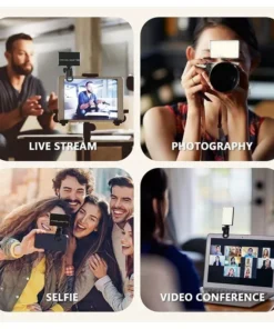 120 LED Rechargeable Phone Light Clip