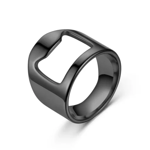 Stainless Steel Punk Ring Bottle Opener – Party Essential, Fashionable Beer Accessory - Image 7