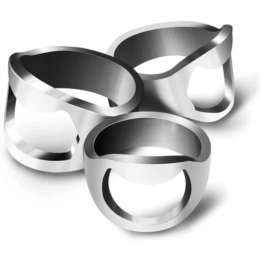 Stainless Steel Punk Ring Bottle Opener – Party Essential, Fashionable Beer Accessory - Image 4