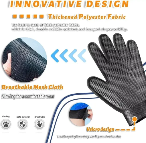 Pet Grooming and Deshedding Glove - Image 4