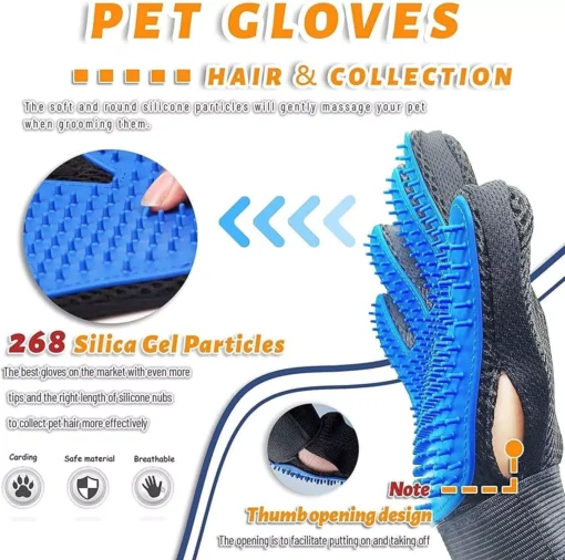 Pet Grooming and Deshedding Glove - Image 2