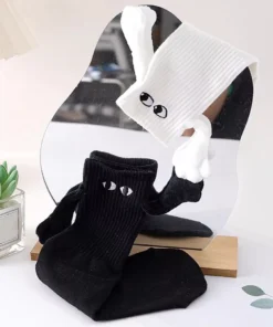 Magnetic Attraction Cartoon Eye Couple Socks