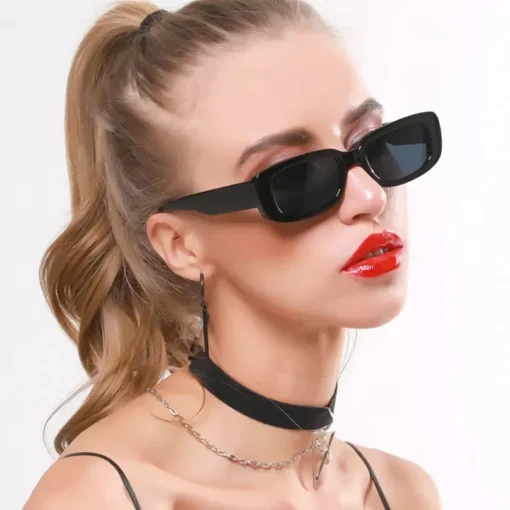 Retro Square Sunglasses - Image 2