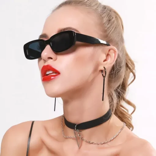 Retro Square Sunglasses - Image 3