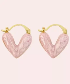 Elegant Heart-Shaped Earrings