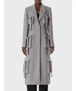 Chic Patchwork Windbreaker Trench Coat for Women