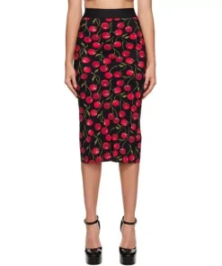 Elegant High Waist Colorblock Bodycon Skirt