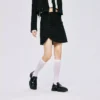 Chic Asymmetric Plaid A-Line Skirt