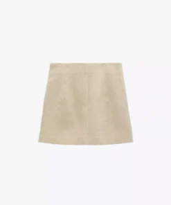 Solid Patchwork Diamonds Casual Mini Skirt