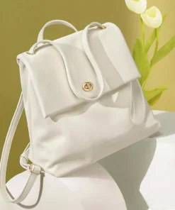 Versatile Luxury Fashion Travel Backpack with Triple Shoulder Straps