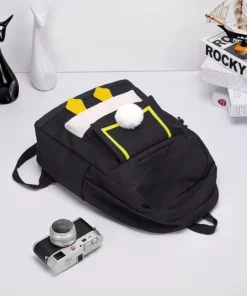 Fashionable Large-Capacity School Backpack for Girls with 14 Inch Laptop Compartment