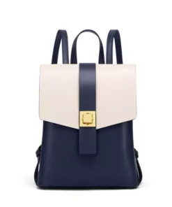 Versatile Leather Fashion Backpack