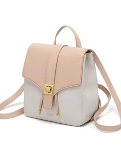 Chic Cowhide Leather Backpack