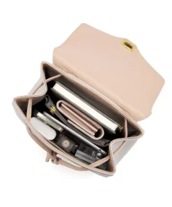 Chic Cowhide Leather Backpack