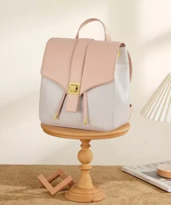 Chic Cowhide Leather Backpack