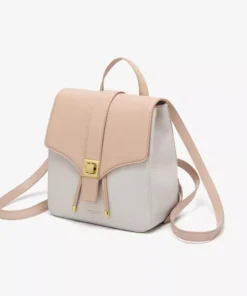 Chic Cowhide Leather Backpack