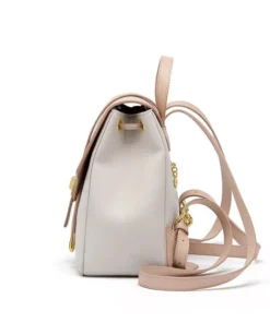 Chic Cowhide Leather Backpack