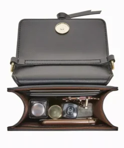 Chic Leather Crossbody Phone Purse with Tassel