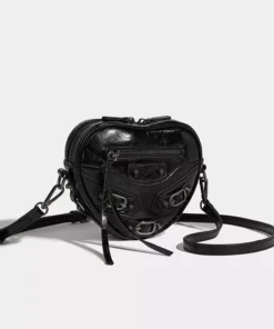 Elegant Heart Small Tote Handbag