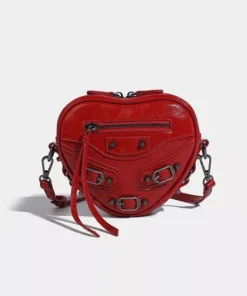Elegant Heart Small Tote Handbag